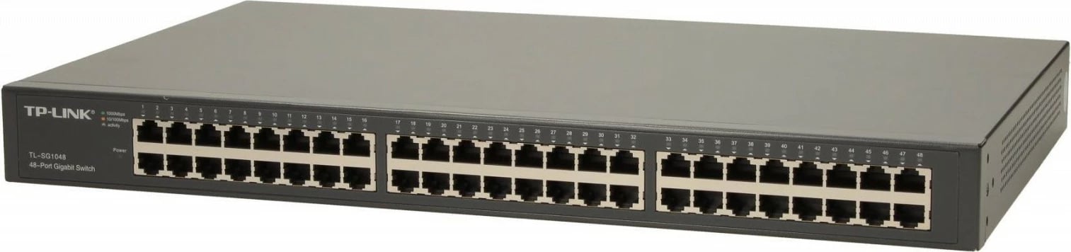 Switch rrjeti TP-LINK TL-SG1048, 48 porta Gigabit, rack/desktop, zi