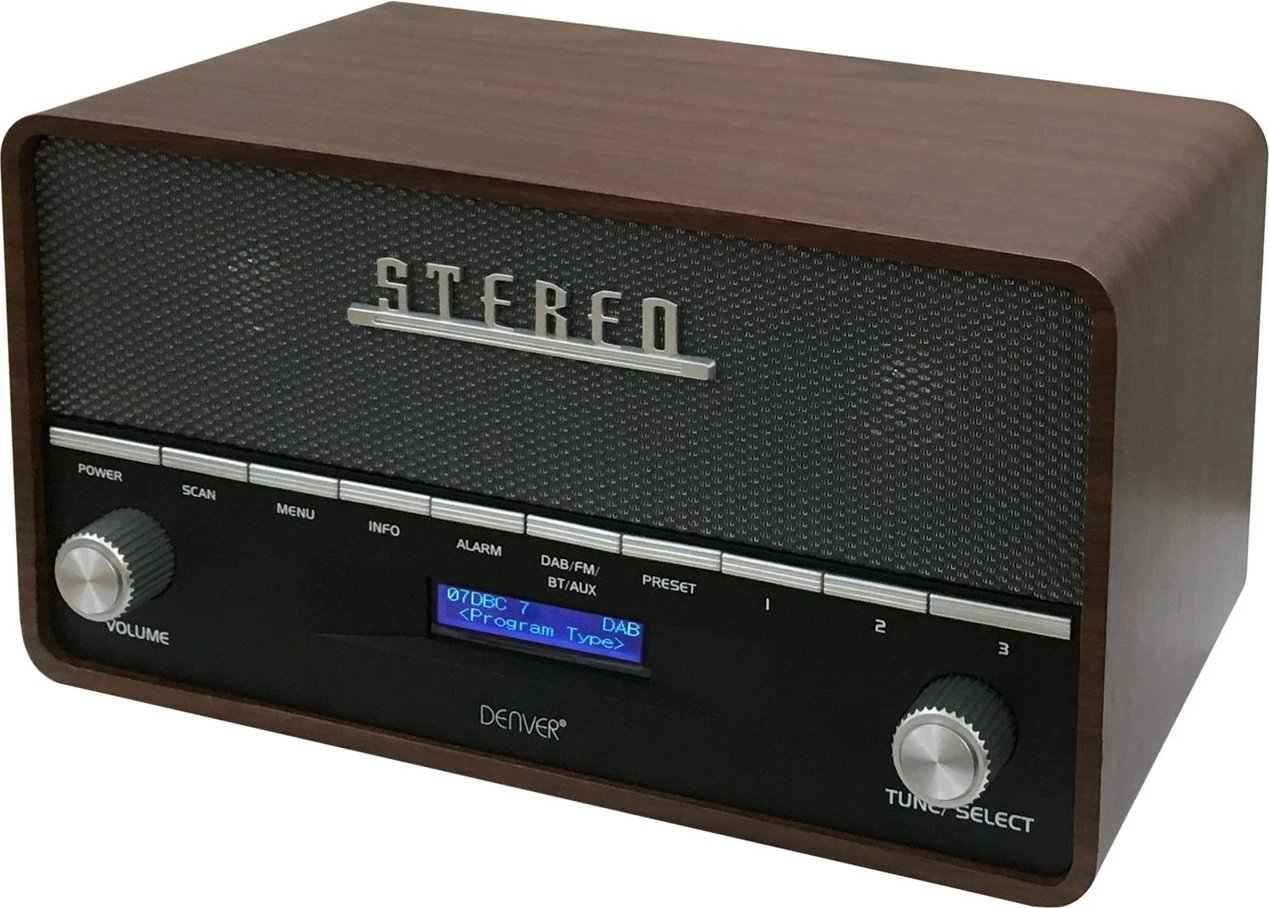 Radio digjitale Denver DAB-36, Personal, Blu