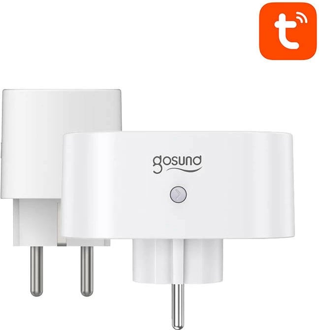 Prizë e mençur WiFi Gosund SP211, 2 copa (two-pack), 3500W, e bardhë