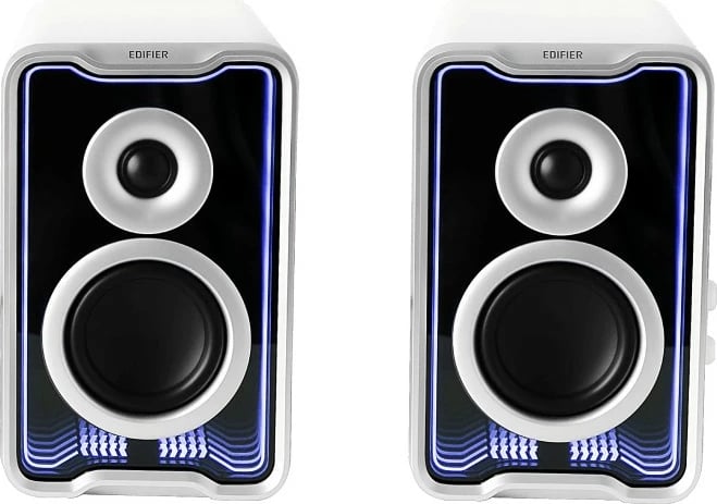 Boxa desktop Edifier QR30, Bluetooth, RGB, të bardha