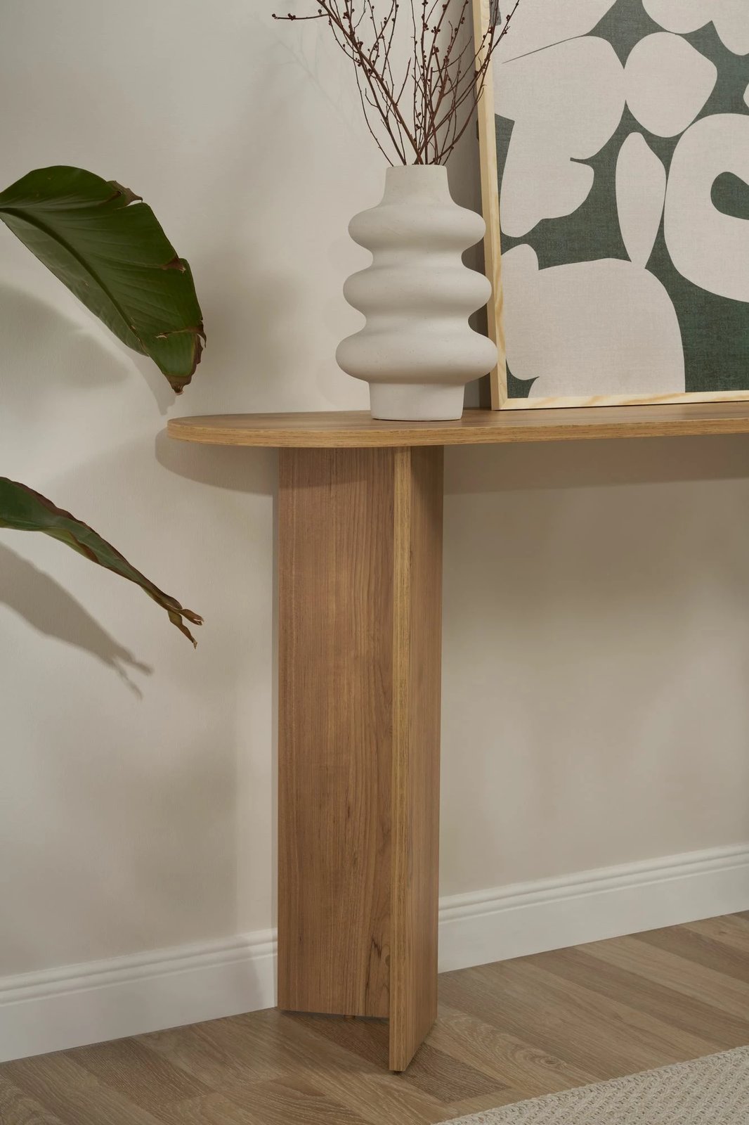 Komodë anësore Nordure, Sira, ngjyrë lisi