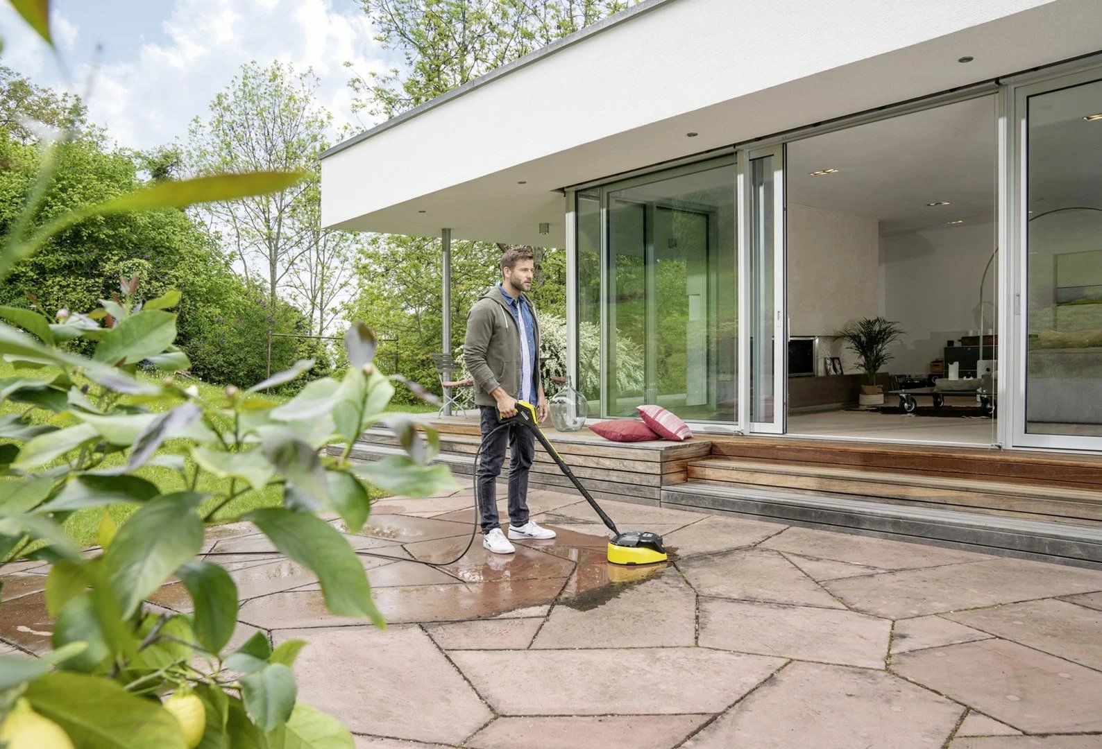 Pastrues sipërfaqesh KARCHER T 7 Plus T-Racer, e verdhë
