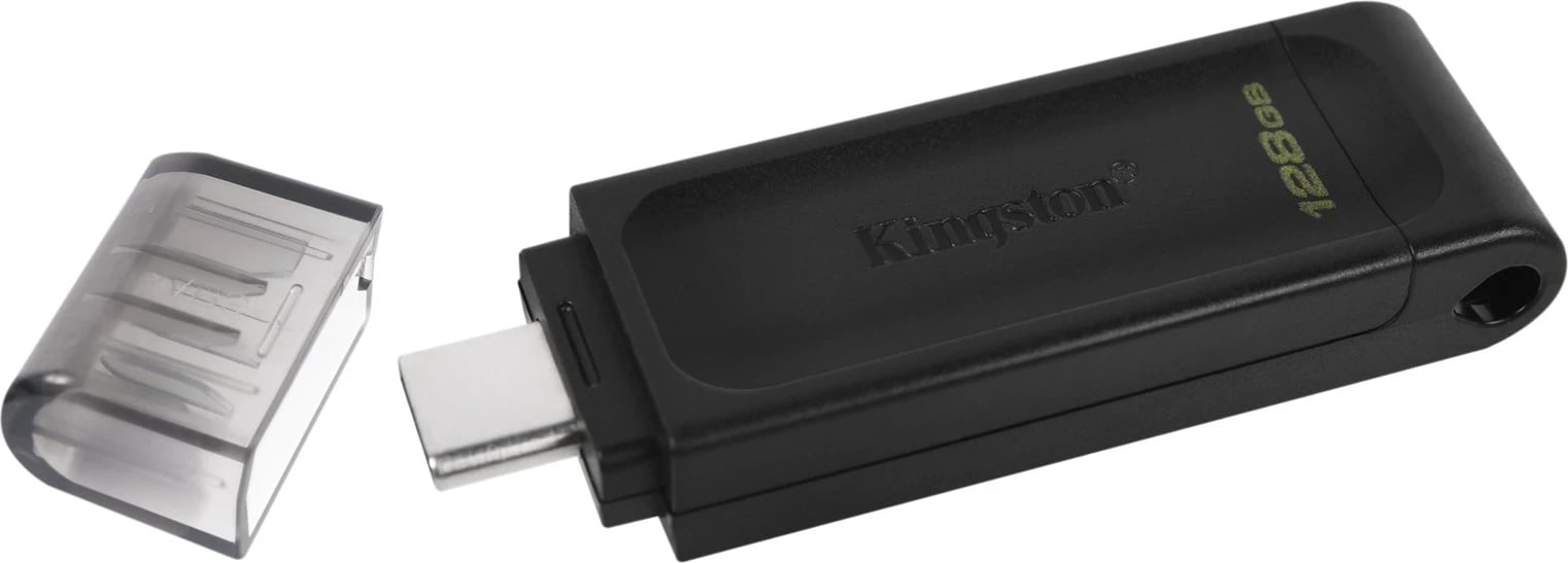 USB Kingston Technology DataTraveler, 128GB, e zezë