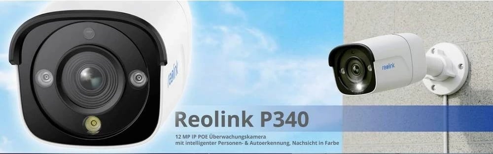 Kamerë sigurie Reolink P340, 256 GB, IP66, e bardhë