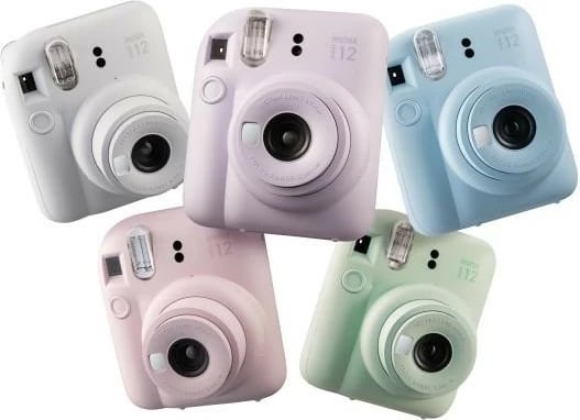 Aparat instant Fujifilm Instax mini 12, blu pastel