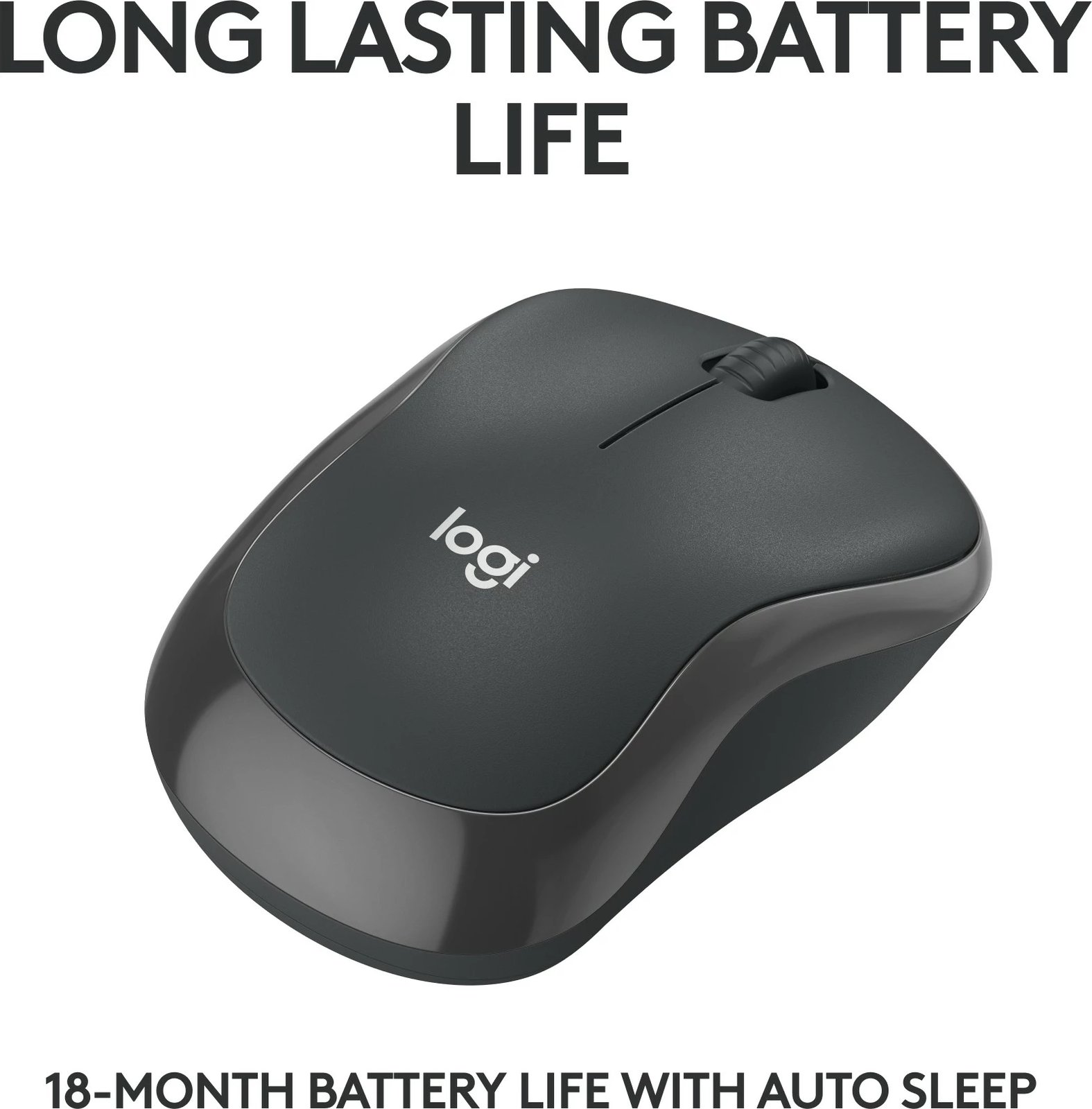 Maus Logitech M240, Ambidextrous, Bluetooth, Graphite