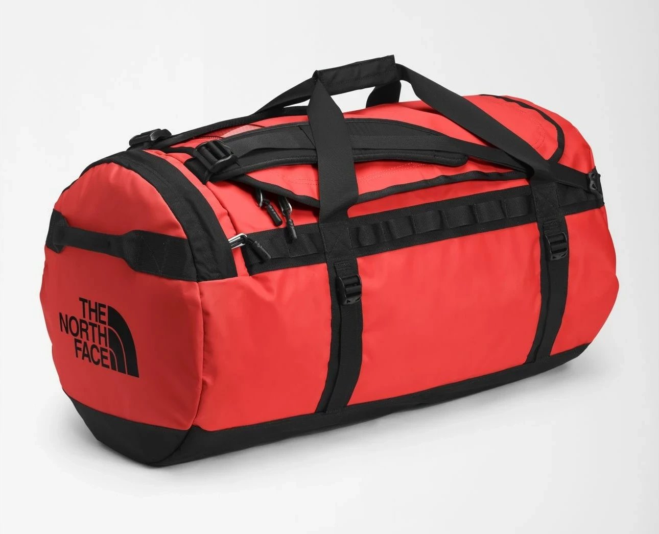 Çantë duffel The North Face Base Camp Duffel L, 95L, Poliestër, Kuqe