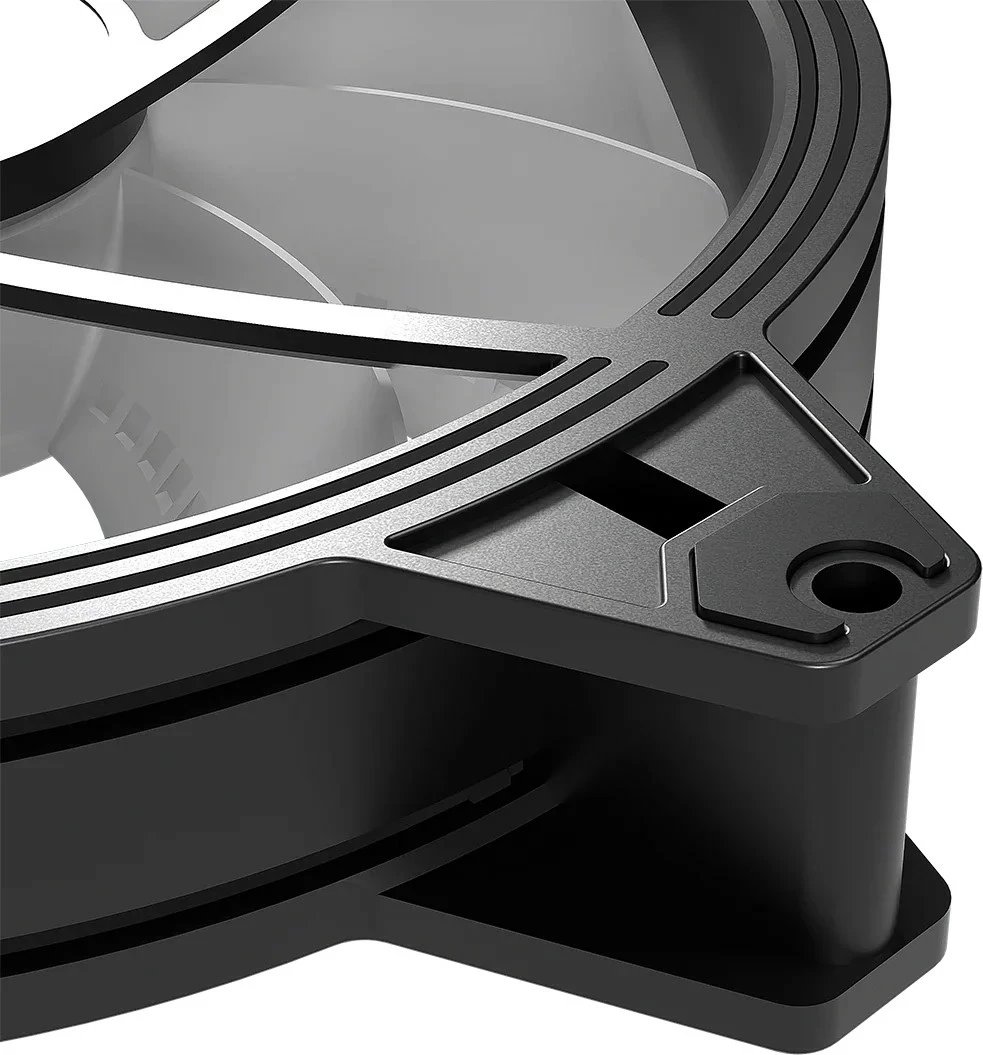 Ventilator ARGB MODECOM FAN-APEX-140S-ARGB-100, 140mm, i zi