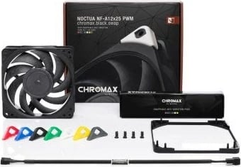 Ftohës Noctua NF-A12X25 PWM, 12cm, i zi 