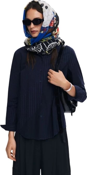Shall femra Desigual, blu