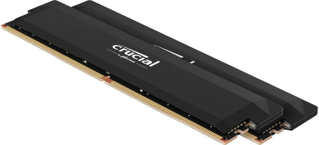 RAM Memorje Crucial DDR5 Pro OC, 32GB (2x16GB), 6400MHz, CL38, e zezë