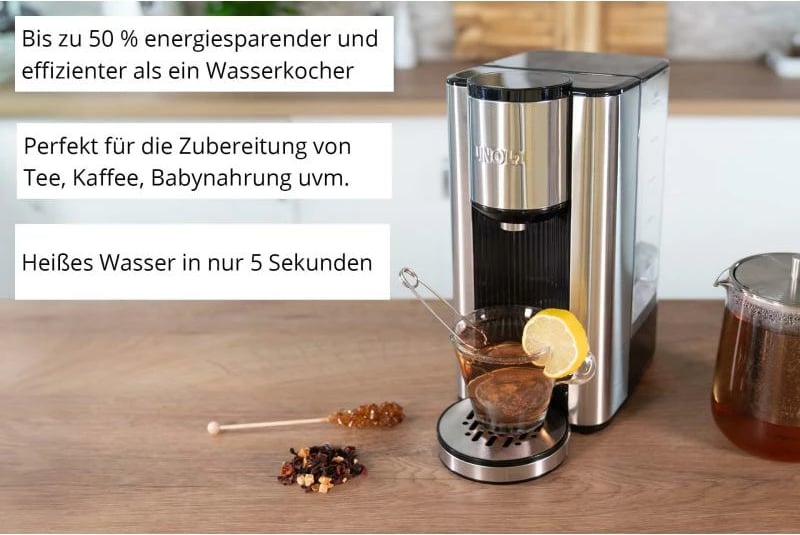 Dispenser uji të nxehtë, UNOLD, Ava 18615, 390x300x200 mm, silver/black