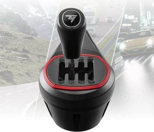 Set timon lojërash, Thrustmaster T128 Shifter Pack 4460267, 900° Force Feedback, me pedale dhe shifter, PC/Xbox, me kabllo, e zezë