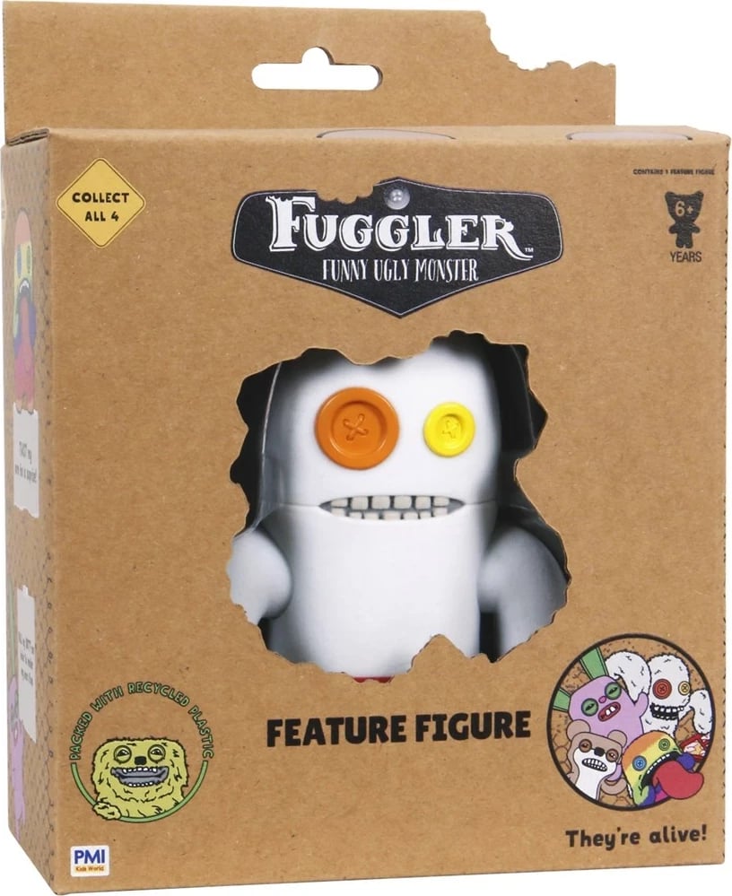 Figurë koleksionuese Fuggler P.M.I. Kids World Sasquoosh White, 11.5 cm
