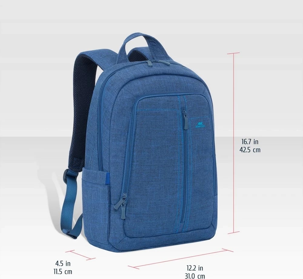 Çantë shpine Rivacase 7560, Blu Poliester