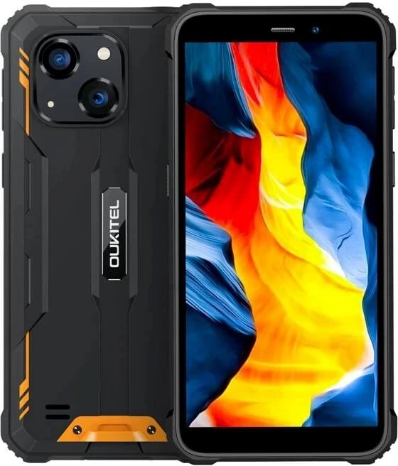 Celular Oukitel G2, 6", 4/64 GB, 6300 mAh, Portokalli