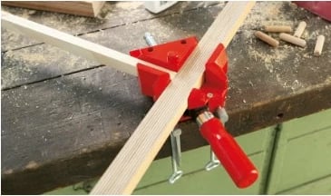 Kapëse këndi Bessey WS3, metalike, e kuqe