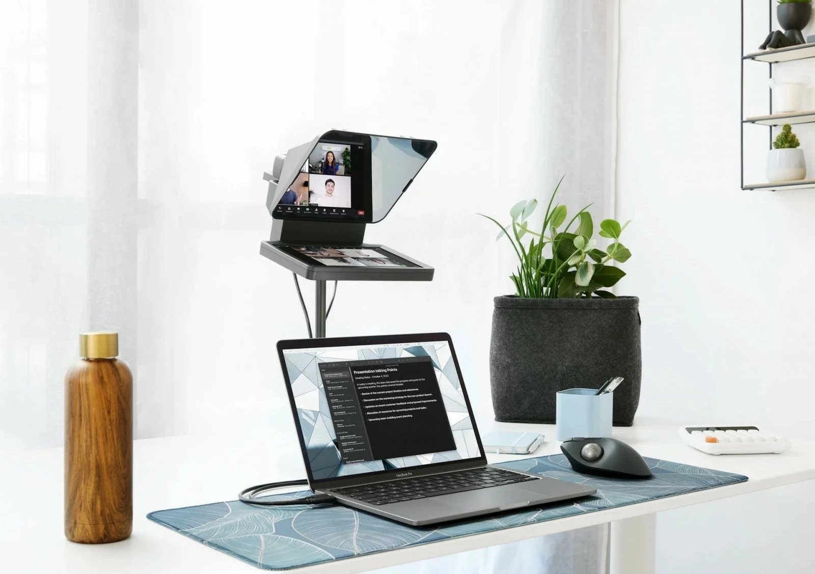 Teleprompter ELGATO 10WAD9901 me ekran të integrum, i zi