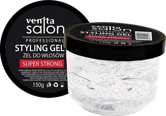 Xhel për flokë Venita Salon Professional Styling Gel Super Strong për femra, 150g