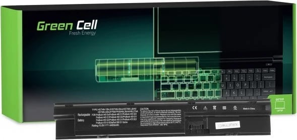 Bateri Green Cell HP77 për notebook, e zezë