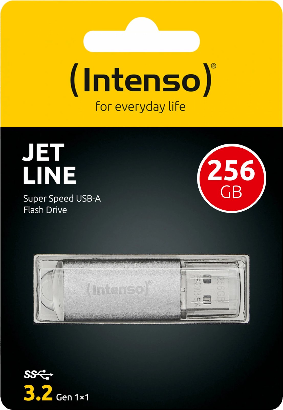 USB flash Intenso MEMORY DRIVE 256GB, USB 3.2, argjendtë
