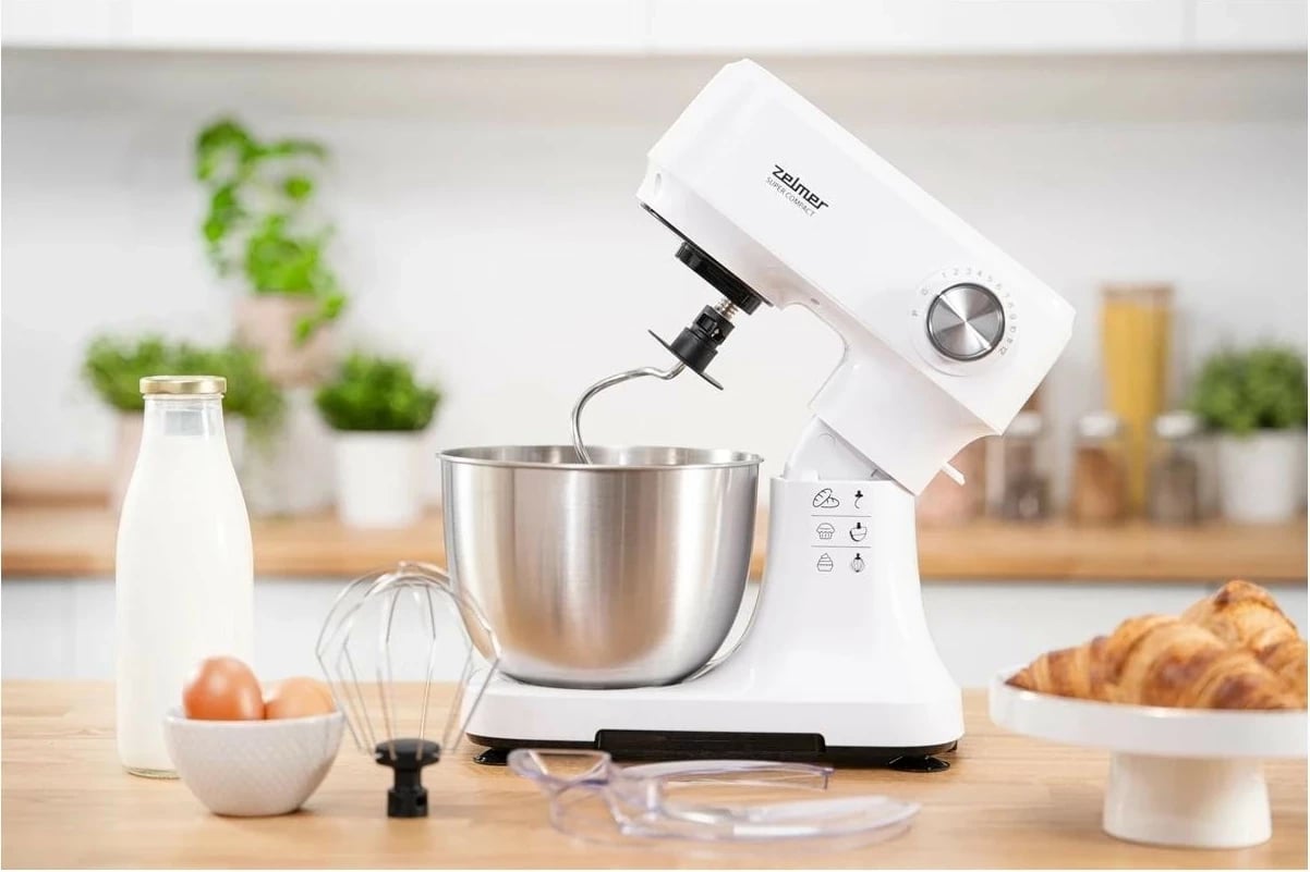 Mikser ushqimi Zelmer ZKR1340, 3.5L, 600W, bardhë