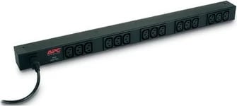Listë elektrike rack APC AP9568, 15xC13, 0U, 10A, 230V, e zezë
