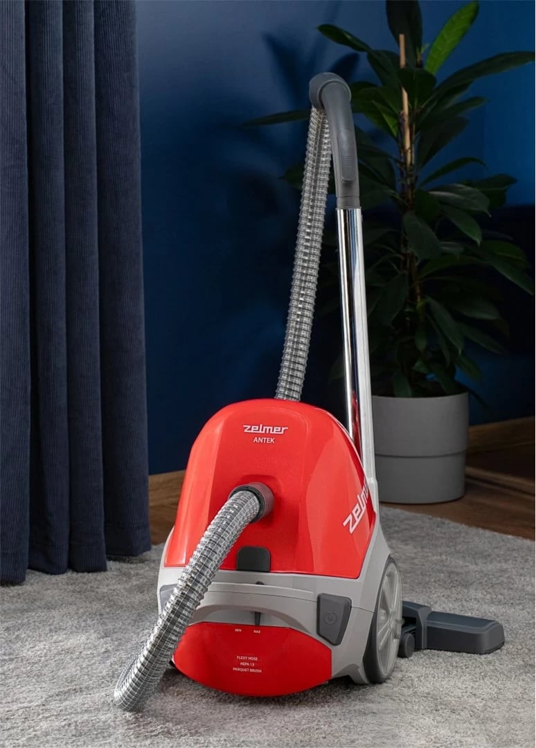 Fshesë me korrent Zelmer Antek ZVC3501R, 3.5 L, 900 W, e kuqe
