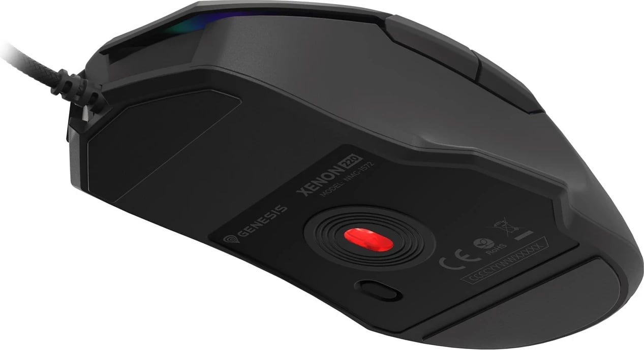Maus GENESIS Xenon 220 G2, Gaming, 12800 DPI, i zi