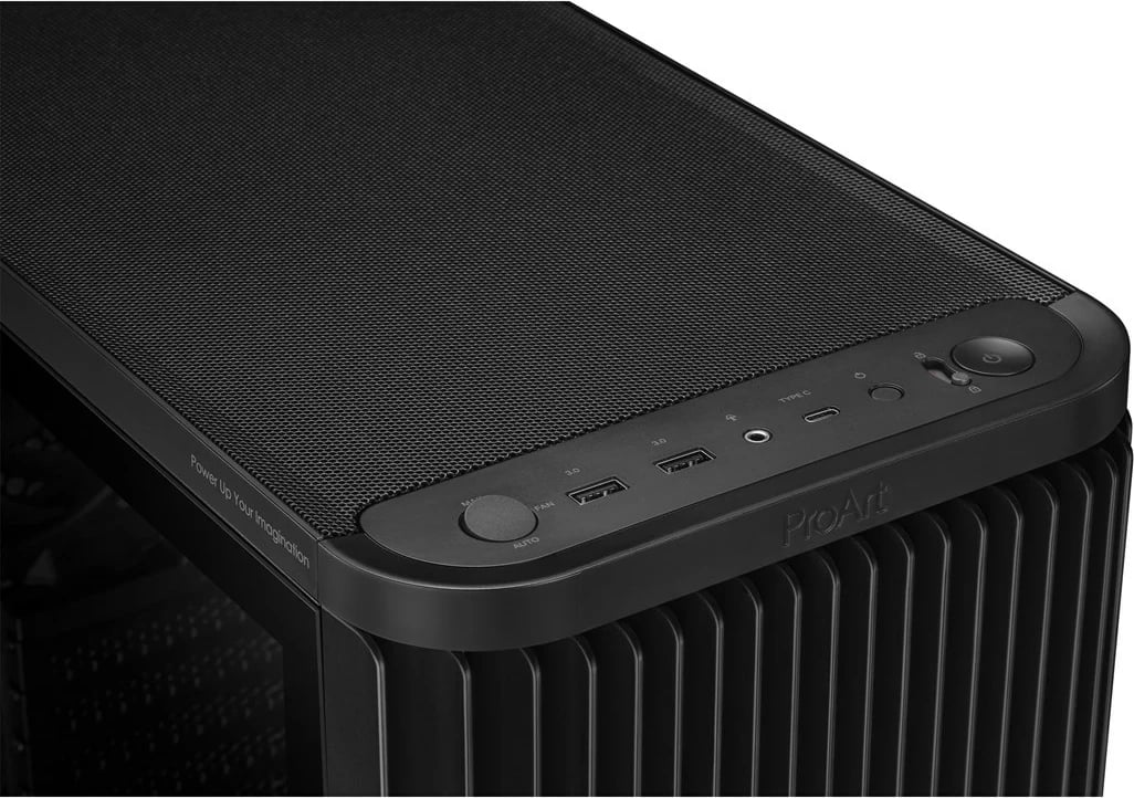 Kasë ASUS ProArt PA401 ABS TG PWM, Tempered Glass, e zezë