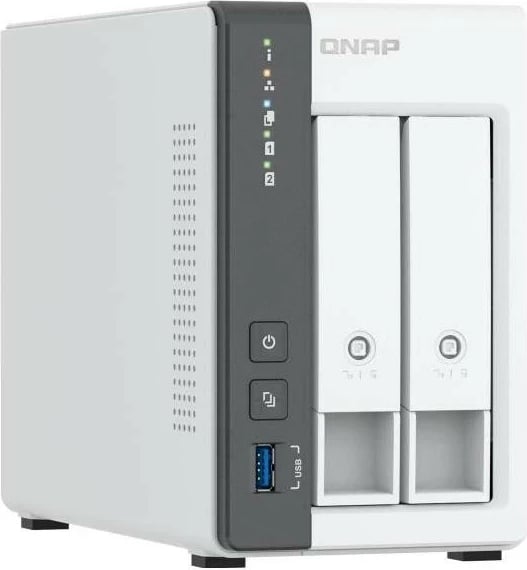 NAS Qnap TS-216G, 4GB RAM, 12TB, i bardhë
