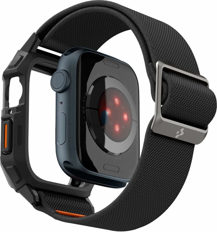 Mbështjellës Spigen Lite Fit Pro me rrip për Apple Watch 4/5/6/7/8/9/SE 44/45mm, e zezë