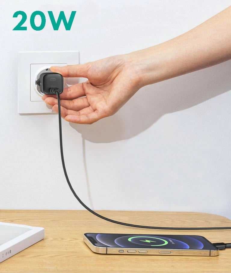 Karikues muri AUKEY PA-B1 Omnia Mini, 20W, 1x USB-C, i zi