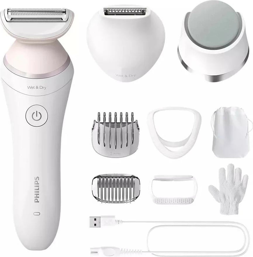 Makinë rroje Philips Series 8000 BRL176/00, për femra, 120 min, bardhë-rozë Makinë rroje Philips Series 8000 BRL176/00, për femra, 120 min, bardhë-rozë