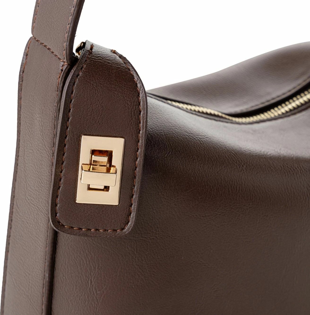 Çantë krahu Novara, ngjyrë çokollatë, Vince Camuto