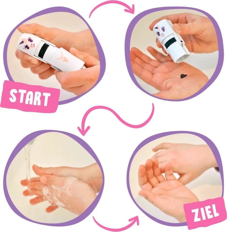 Set stampë motivuese COLOP 156694, rrumbullakët, multikolor