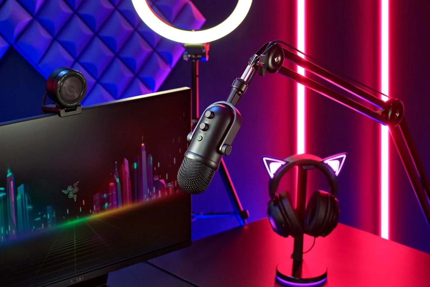 Mikrofon studio Razer SEIREN V2 PRO, i zi