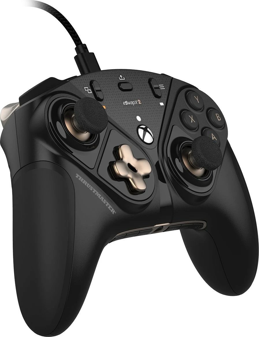 Gamepad Thrustmaster eSwap X 2 Pro, me kabllo USB-C 3 m, 16 butona, modul Hot-Swap, vibrim, PC Xbox, i zi