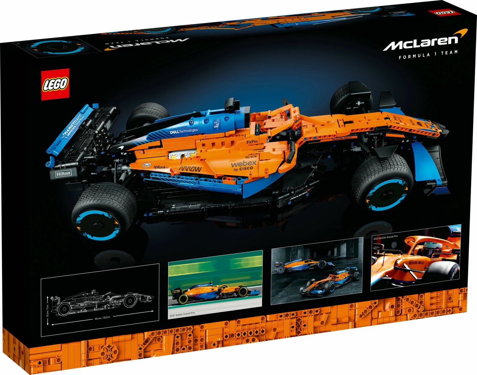 Set për ndërtim LEGO Technic McLaren Formula 1, 1434 pjesë, shumëngjyrësh