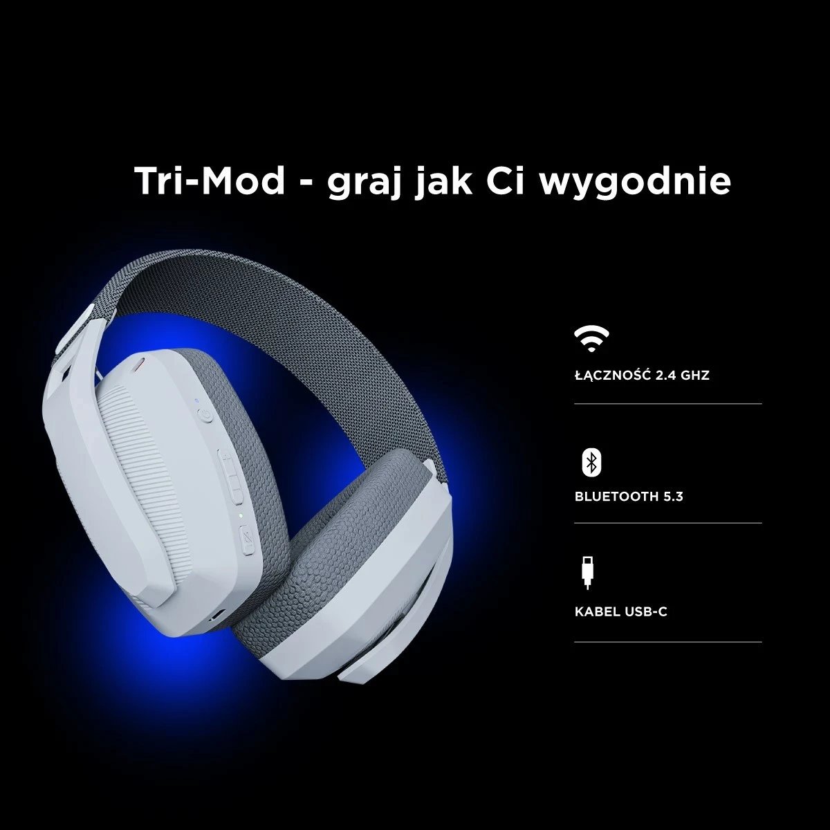 Kufje gaming Rampage BLITZ, Bluetooth 5.3, me mikrofon, gri