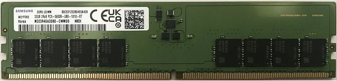 RAM Memorje Samsung UDIMM non-ECC 32GB DDR5 5600MHz