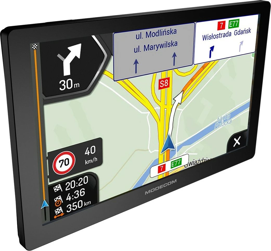 Navigacion GPS MODECOM FREEWAY CX 9.4 iGO Truck 9" 16GB 512MB RAM harta Evropa USB‑C për vetura/kamionë përditësim 1‑vjeçar