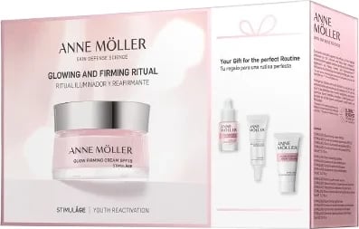 Set për kujdesin e fytyrës Anne Möller Stimulâge Ritual Iluminador dhe Reafirmues unisex, 4 copë