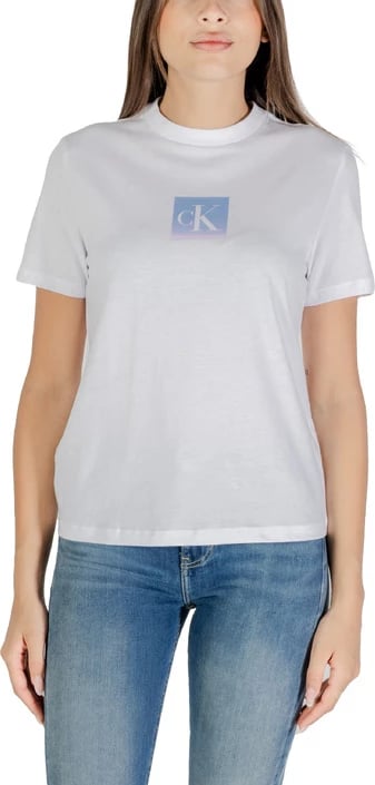 Maicë Calvin Klein Jeans femra e bardhë