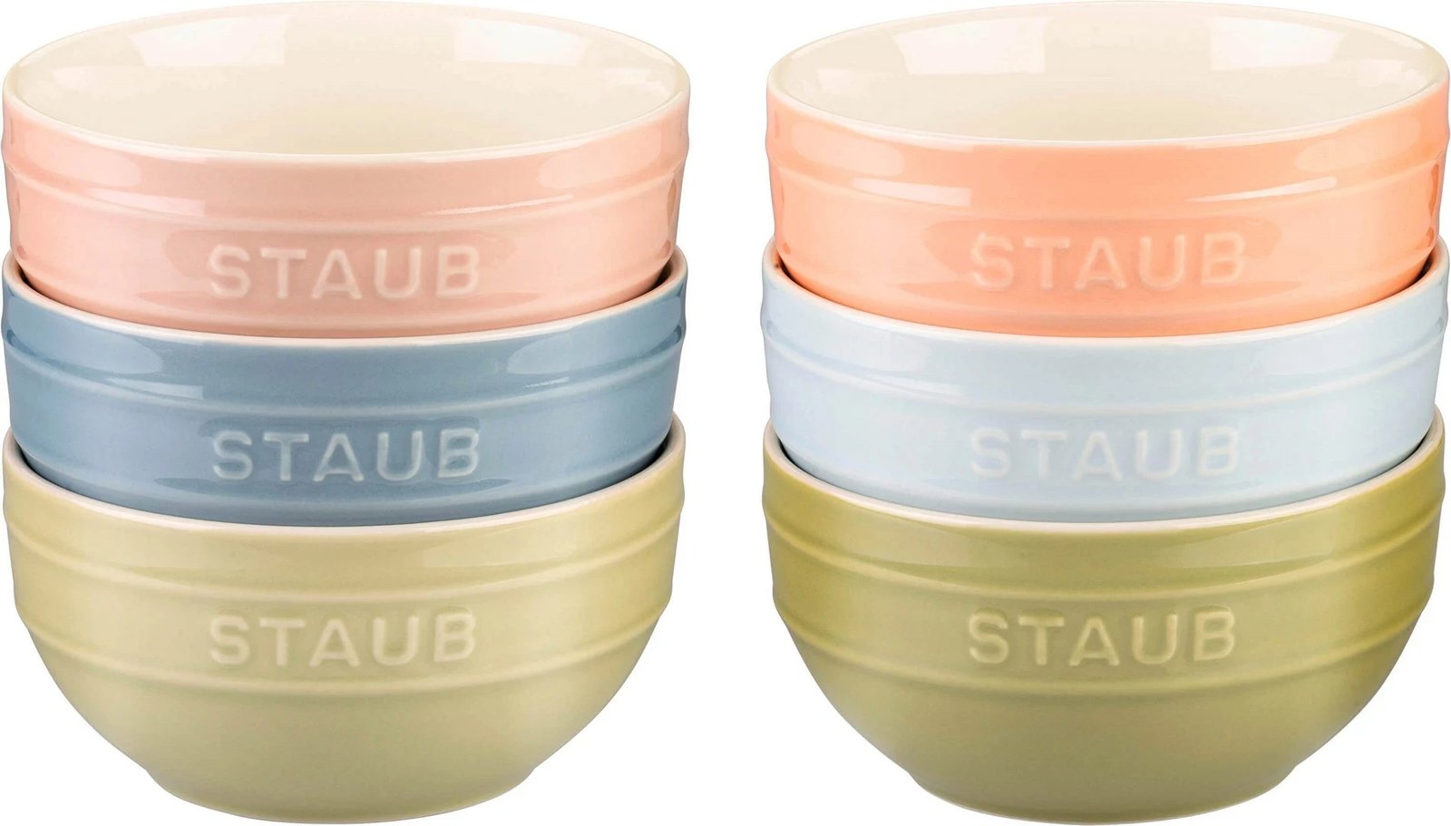 Set tasash STAUB 14 cm, 6 copë, multicolor