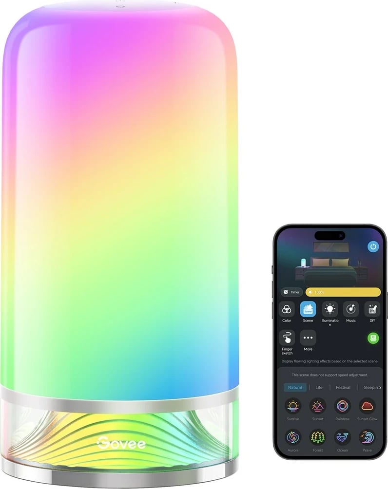 Lampë LED Govee H6022, RGBICWW, 2700k-6500k, Wi-Fi, Bluetooth