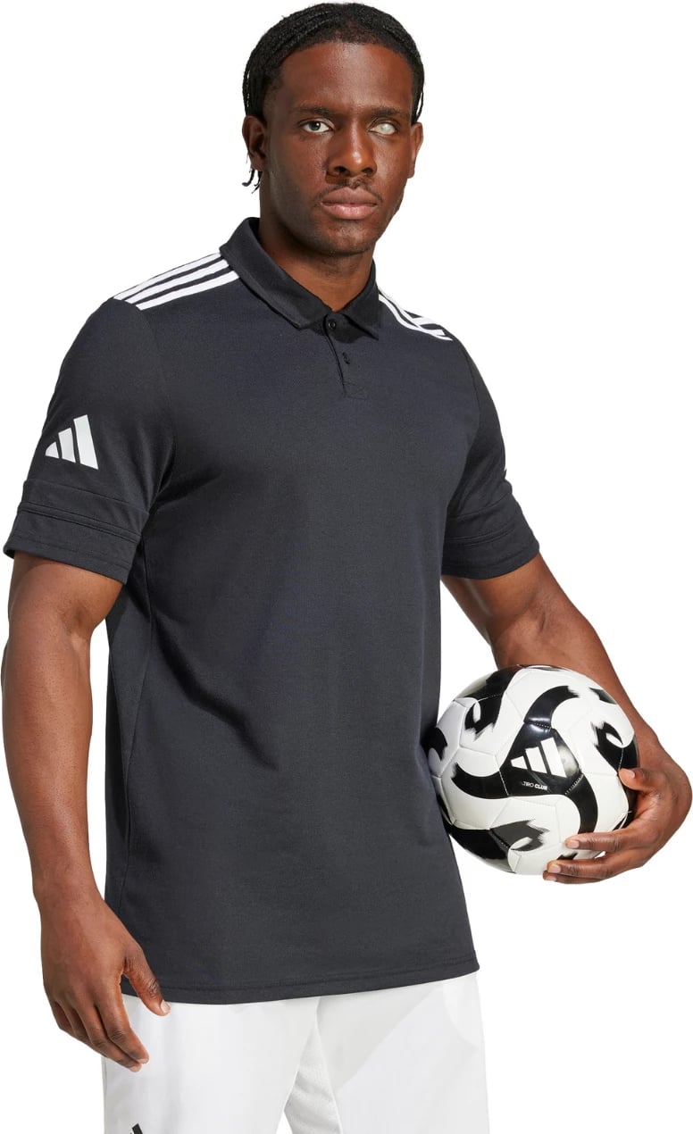 Maicë polo për meshkuj adidas, e zezë
