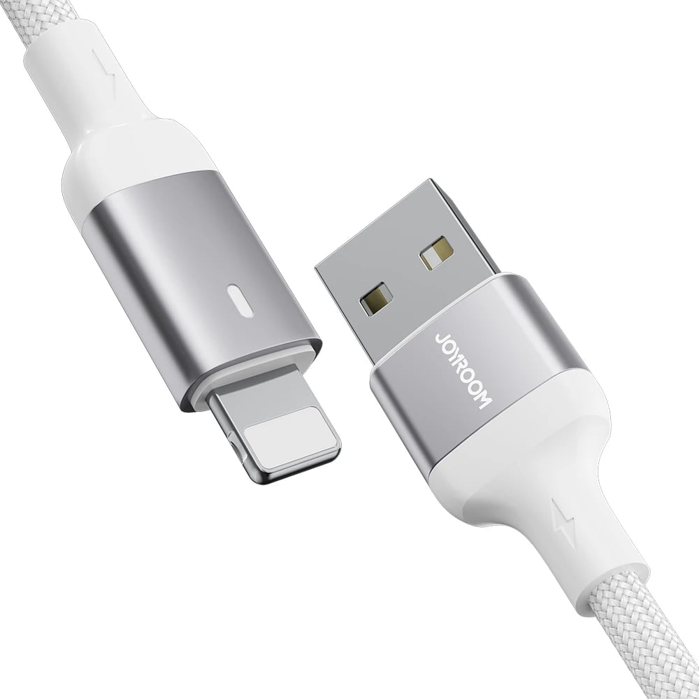 Kabllo Joyroom Extraordinary Series A10, USB-A në Lightning, 1.2m, e bardhë