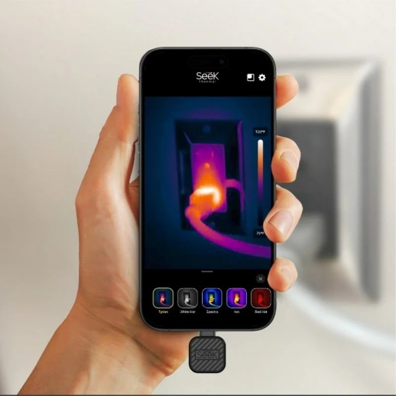 Kamerë termike Seek Thermal CQ-ABAX, 320 x 240 piksel, E zezë