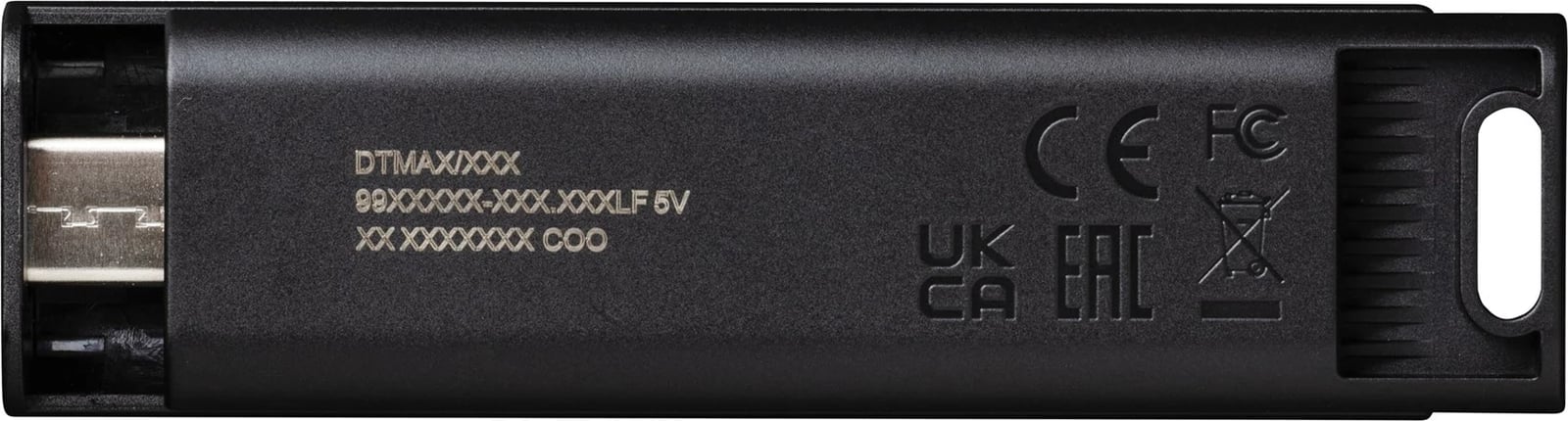 USB Kingston DataTraveler 256GB Max 1000R/900W, USB 3.2 Gen 2, e zezë